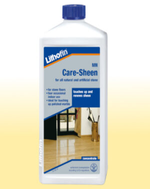 Lithofin MN Care-Sheen – protecting polished marble and granite floor surfaces