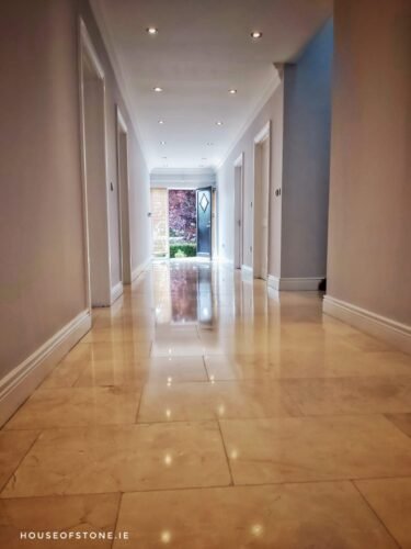 CREMA MARFIL MARBLE FLOOR KILLINEY, CO.DUBLIN